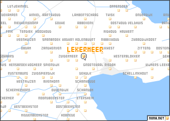 map of Lekermeer