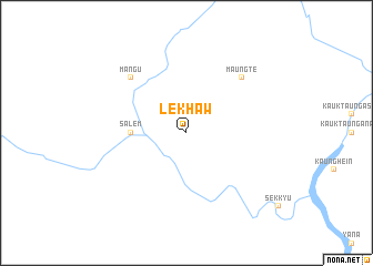 map of Lekhaw