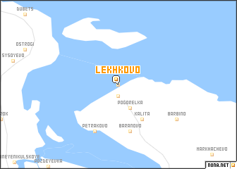 map of Lëkhkovo