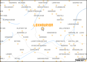 map of Lekhoúrion