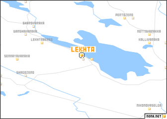 map of Lekhta