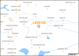 map of Lekhtus