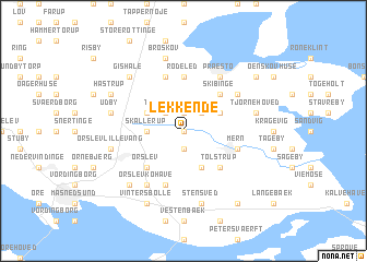 map of Lekkende