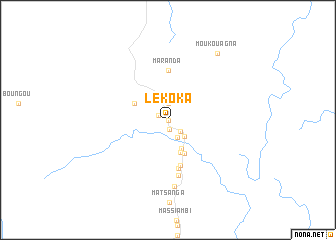 map of Lekoka