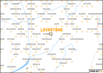 map of Lekpeyama