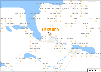 Leksand (Sweden) map - nona.net