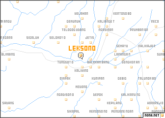 map of Leksono