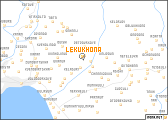 map of Lekukhona