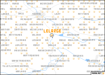 map of Le Large