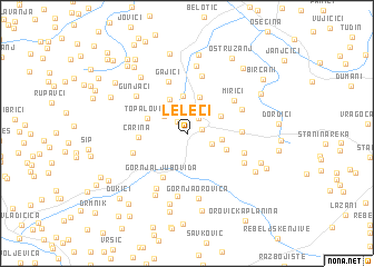 map of Leleci