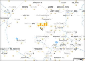 map of Leles