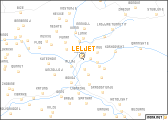 map of Leljet