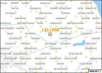 map of Lellens