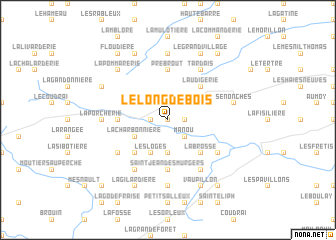 map of Le Long de Bois