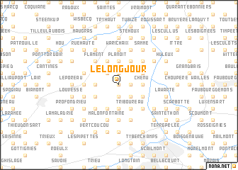 map of Le Long Jour