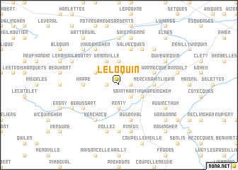 map of Le Loquin