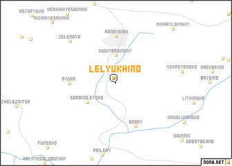 map of Lelyukhino