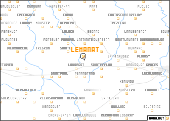 map of Le Manat