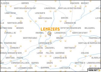 map of Le Mazers