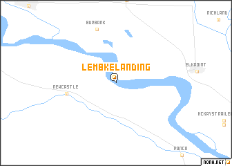 map of Lembke Landing