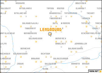 map of Lemdaouad