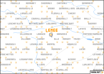 map of Le Mée