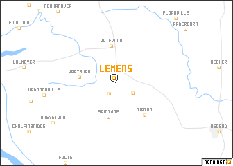 map of Lemens