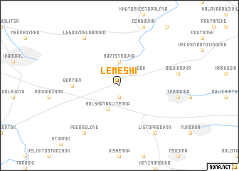 map of Lemeshi