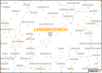 map of Lemeš Križevački