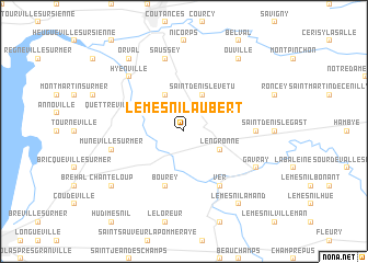 map of Le Mesnil-Aubert