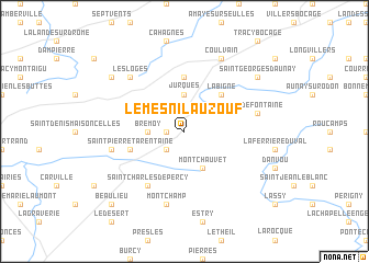 map of Le Mesnil-Auzouf
