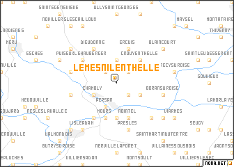 map of Le Mesnil-en-Thelle