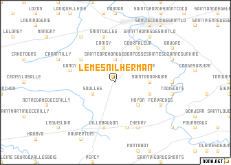 map of Le Mesnil-Herman