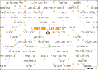 map of Le Mesnil-Lieubray