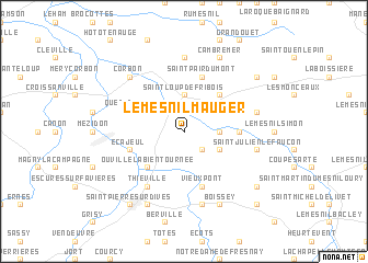 map of Le Mesnil-Mauger