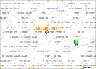 map of Le Mesnil-Patry