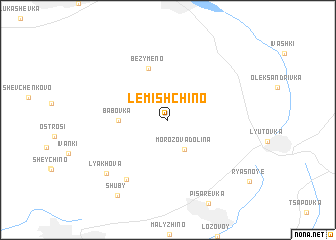map of Lemishchino