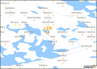 map of Lemi