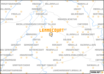 map of Lemmecourt