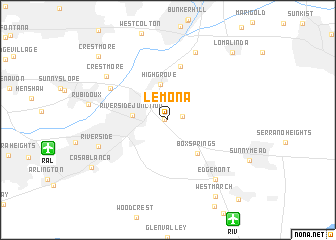 map of Lemona