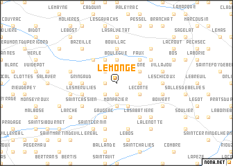 map of Le Monge