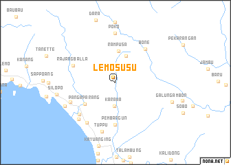 map of Lemosusu