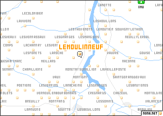 map of Le Moulin-Neuf