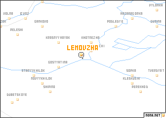 map of Lemovzha