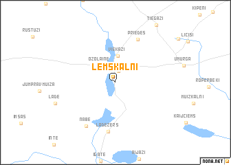 map of Lemškalni