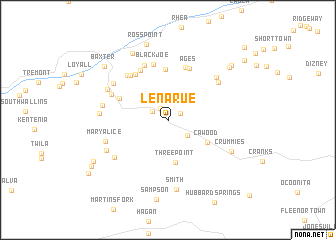 map of Lenarue