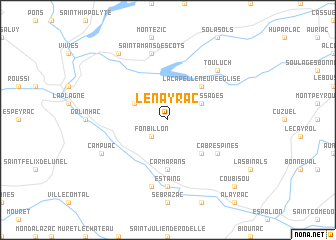 map of Le Nayrac
