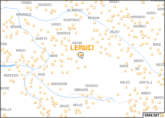 map of Lendići