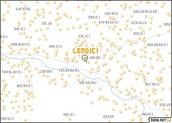 map of Lendići