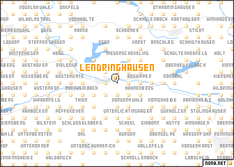map of Lendringhausen
